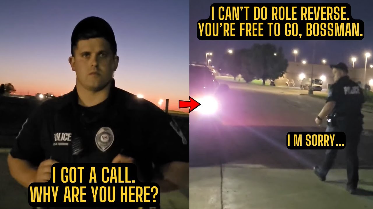 Cop Gets Detained By The Final Boss After Reversing Role And Its Hilarious