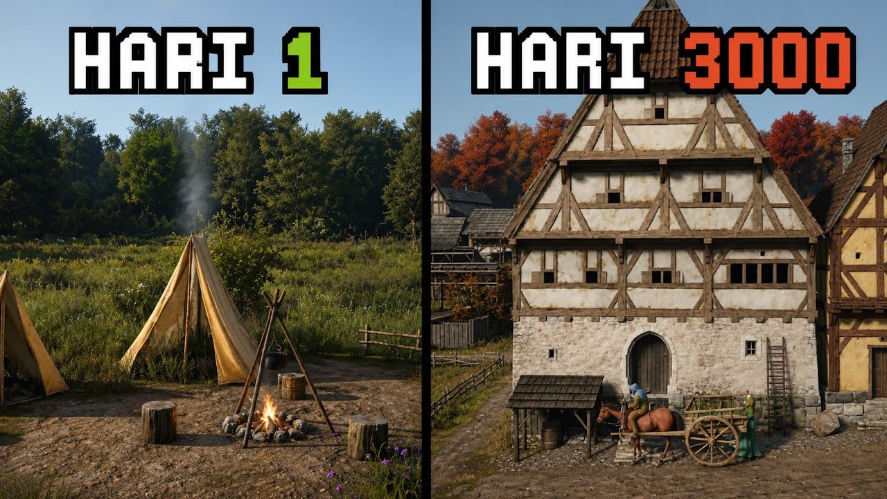 Aku Menghabiskan 3000 Hari di Manor Lords, Ini Yang Terjadi