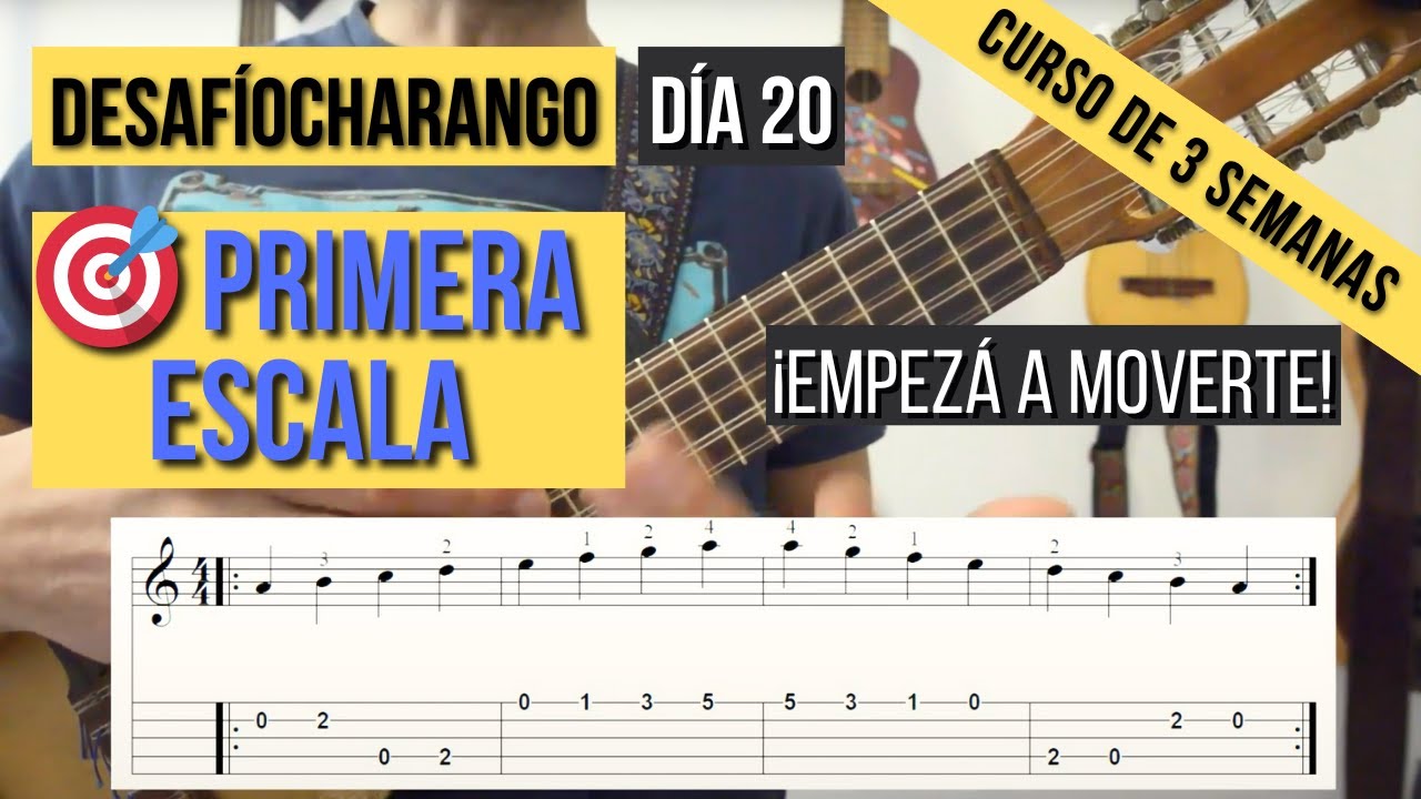 🎸 Tu primera escala en Charango | #DesafíoCharango – Día 20 – Curso de 3 semanas