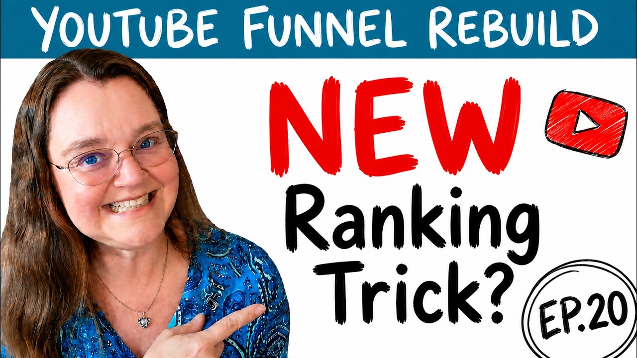 New YouTube SEO Strategy: Can Courses Boost Rankings? | YouTube Funnel Rebuild After Coma (Week 20)