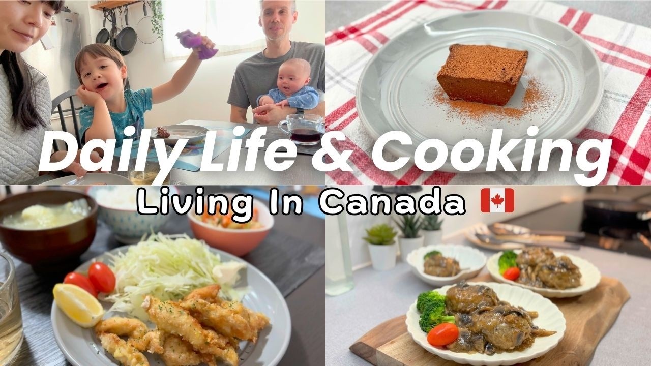 [Vlog] Daily Life in Canada 🇨🇦 | Cozy Home Cooking by Japanese Housewife | 2-Day Vlog | Thrifting