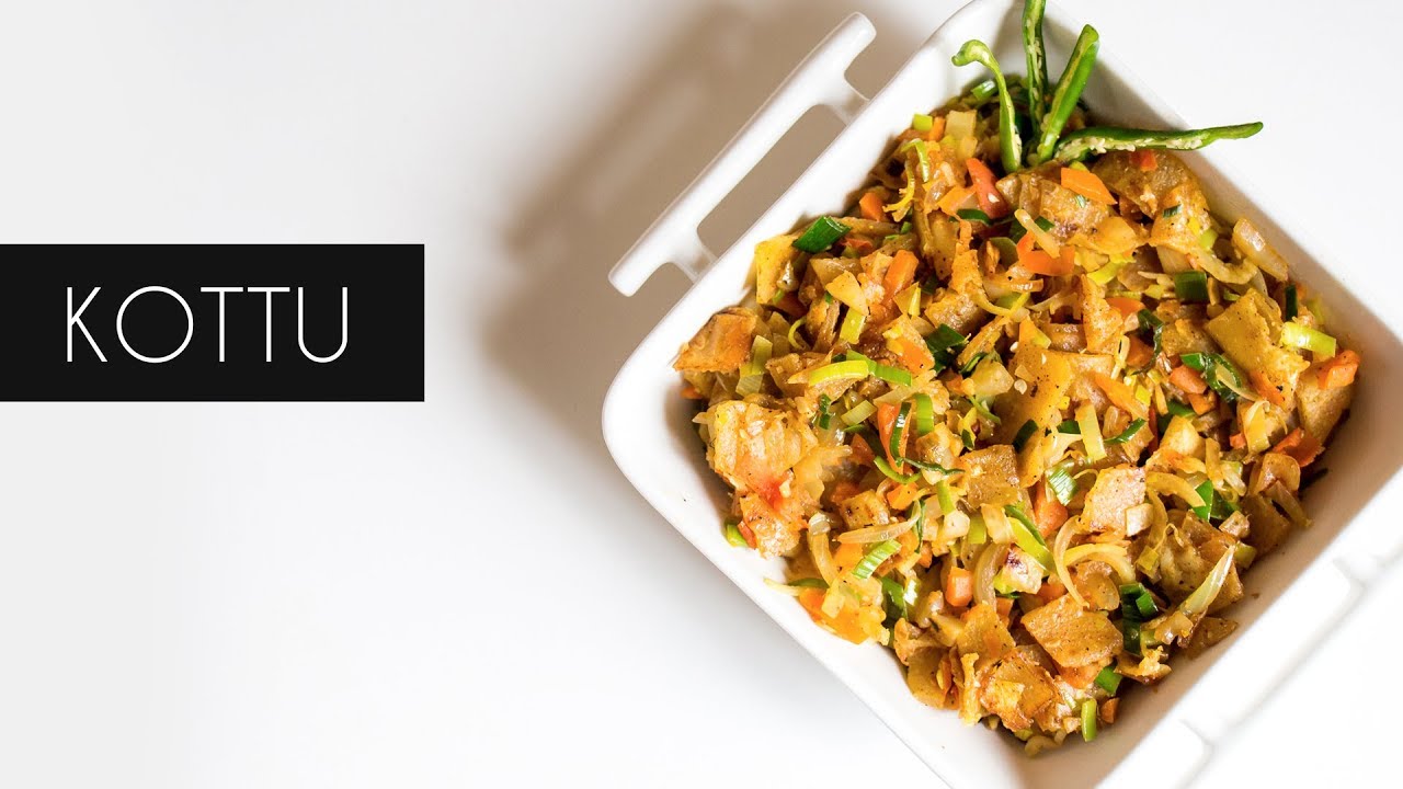 Kottu - Recette Sri Lankaise