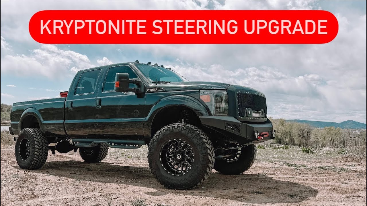 INSTALLING THE NEW KRYPTONITE STEERING KIT FOR FORD SUPERDUTYS