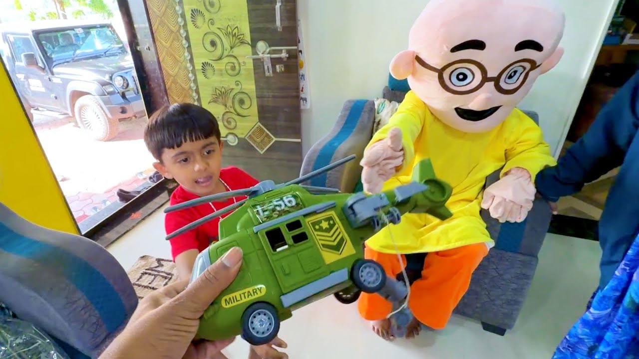 माऊलीचे अन patlu चे helicopter वरून भांडण 😳