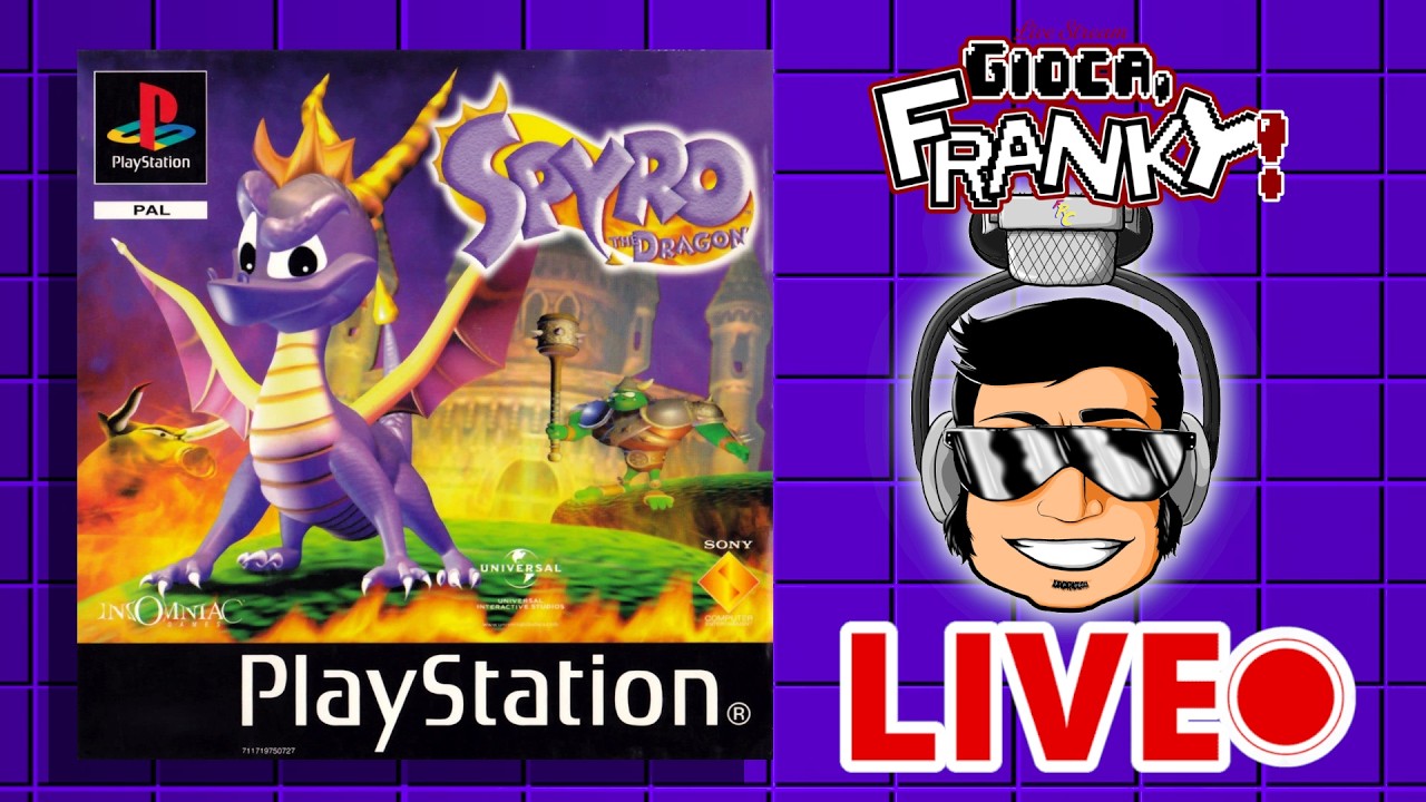 Spyro the Dragon (PS1) 🔴LIVE | Gioca, Franky!