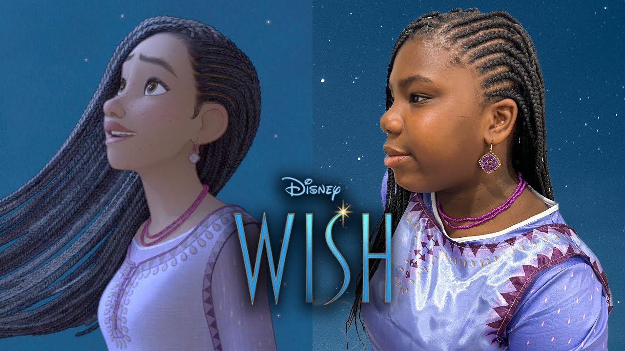 Фильм Disney WISH | Урок по созданию косы для Аши