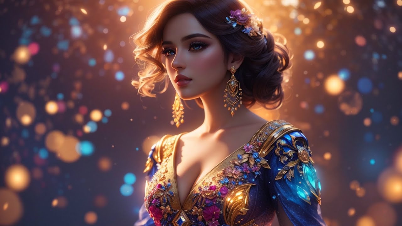 Stunning Art of Gorgeous Ladies in Colorful Dresses by AI! 👗🎨