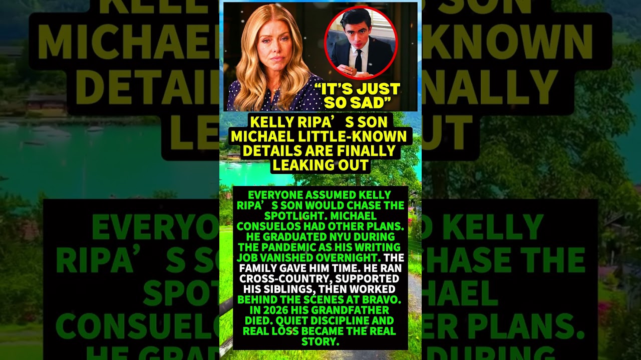 Kelly Ripa&rsquo;s Son Michael Little-Known Details Are Finally Leaking Out #shorts #viral