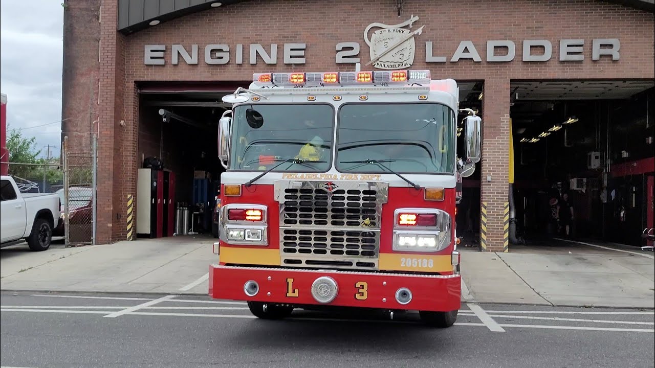 PFD Engine 2 and **BRAND NEW** Ladder 3 Responding