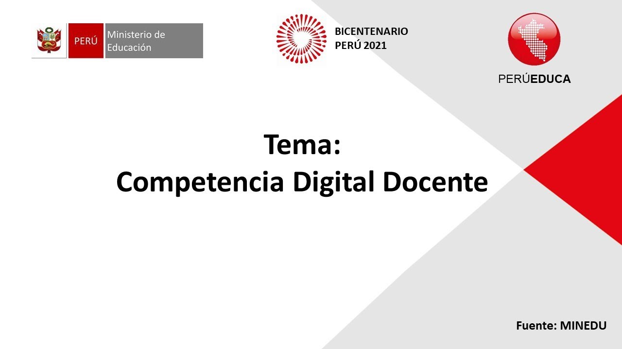 COMPETENCIA DIGITAL DOCENTE