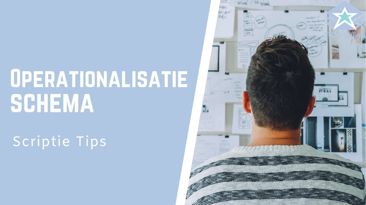 Wat is een OPERATIONALISATIE schema? | De TABEL maken | Scriptie TIPS