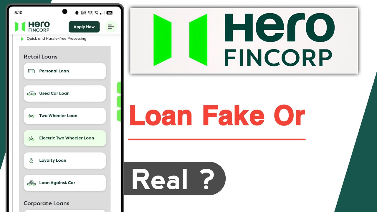 Hero FinCorp Loan Fake Or Real