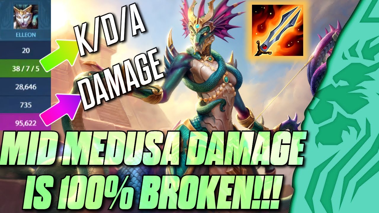 MID MEDUSA DAMAGE IS 100% BROKEN!!