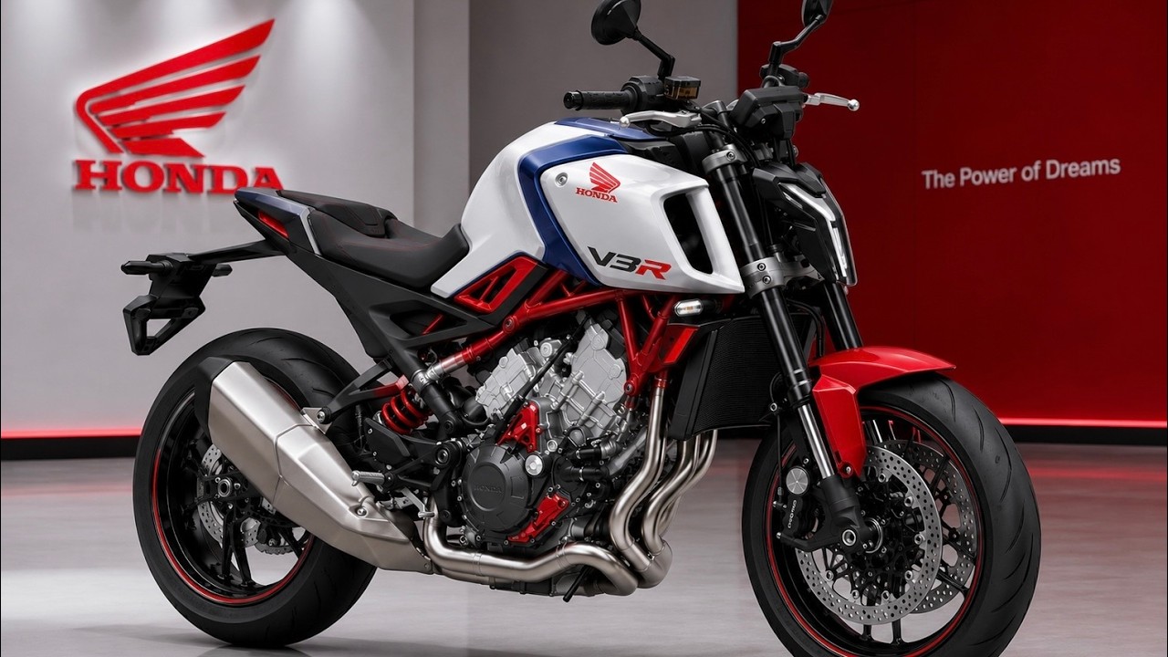 Утечка информации о серийном мотоцикле Honda V3R! Окончательный дизайн будет представлен до выста...