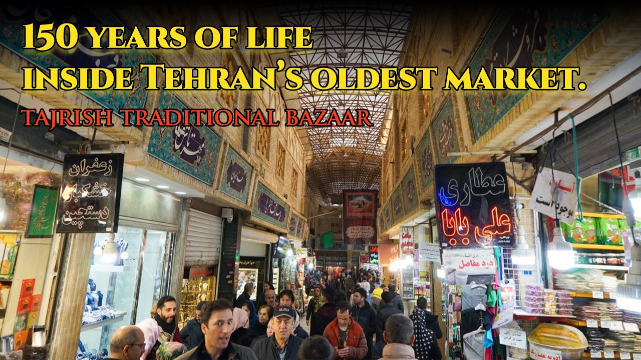 150 Years of Life Inside Tehran’s Oldest Bazaar | Tajrish Market, Iran