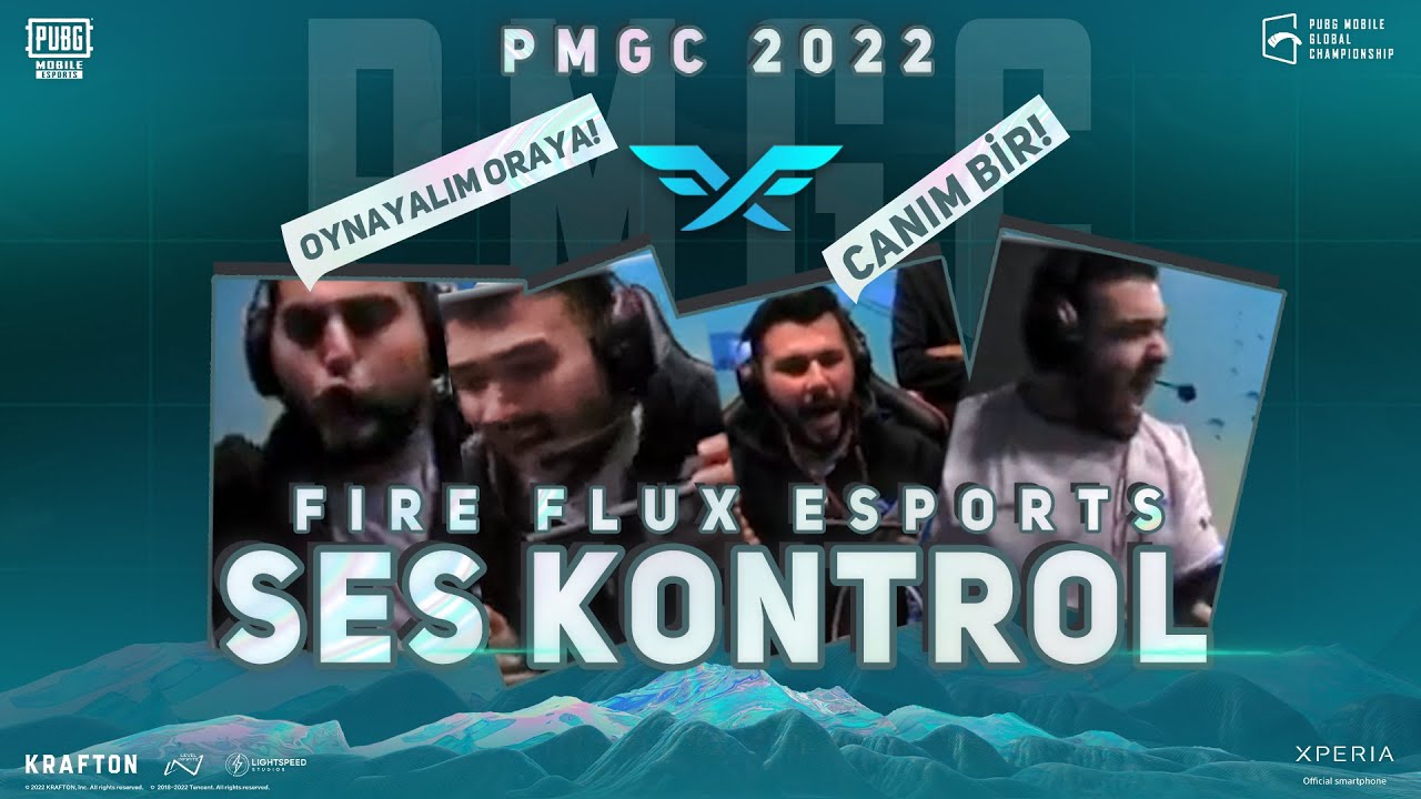 FIRE FLUX ESPORTS - SES KONTROL | 2022 PMGC OYUNCU KAMERASI 🤩