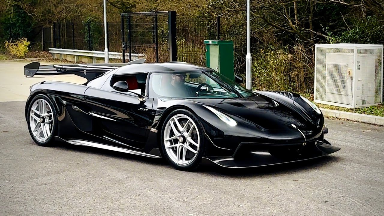 $3.4M Koenigsegg Jesko CRAZY REVS and Driving!
