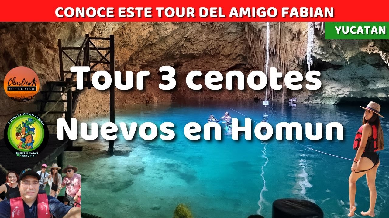 Cenotes de Homun 3 nuevos cenotes sastal ha cholul santa lucia