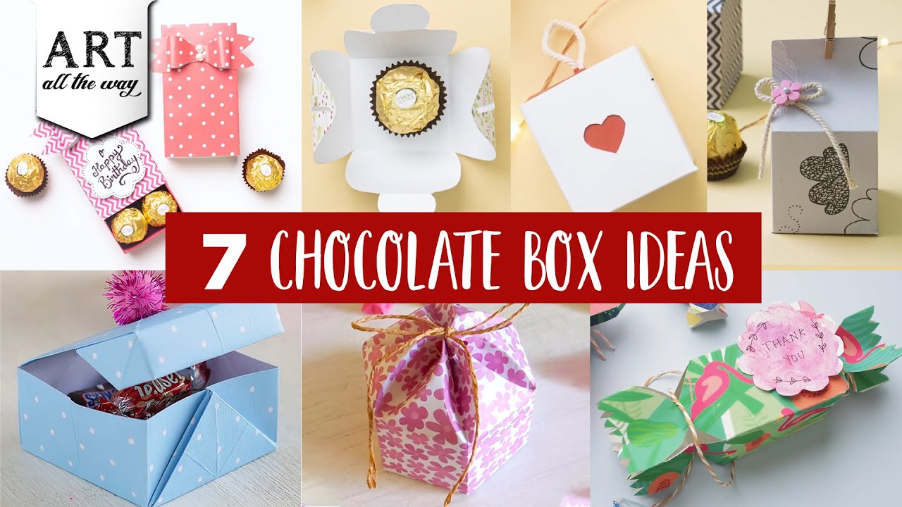 7 Chocolate Box Ideas | DIY Gift Box | Homemade Crafts