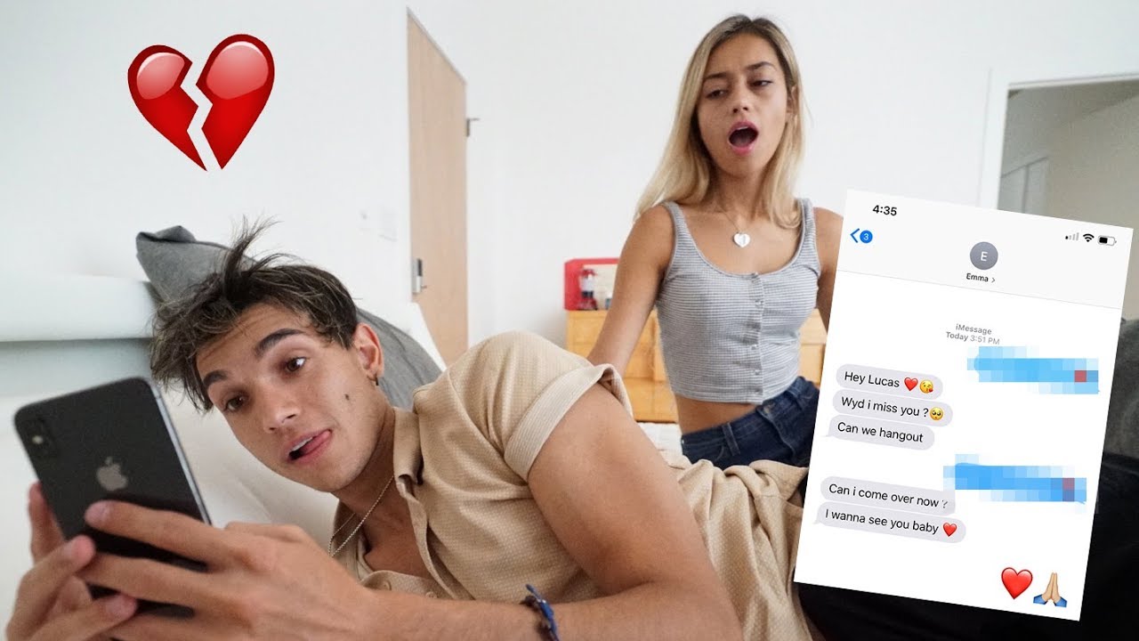 My Girlfriend Caught Me Texting Another Girl..