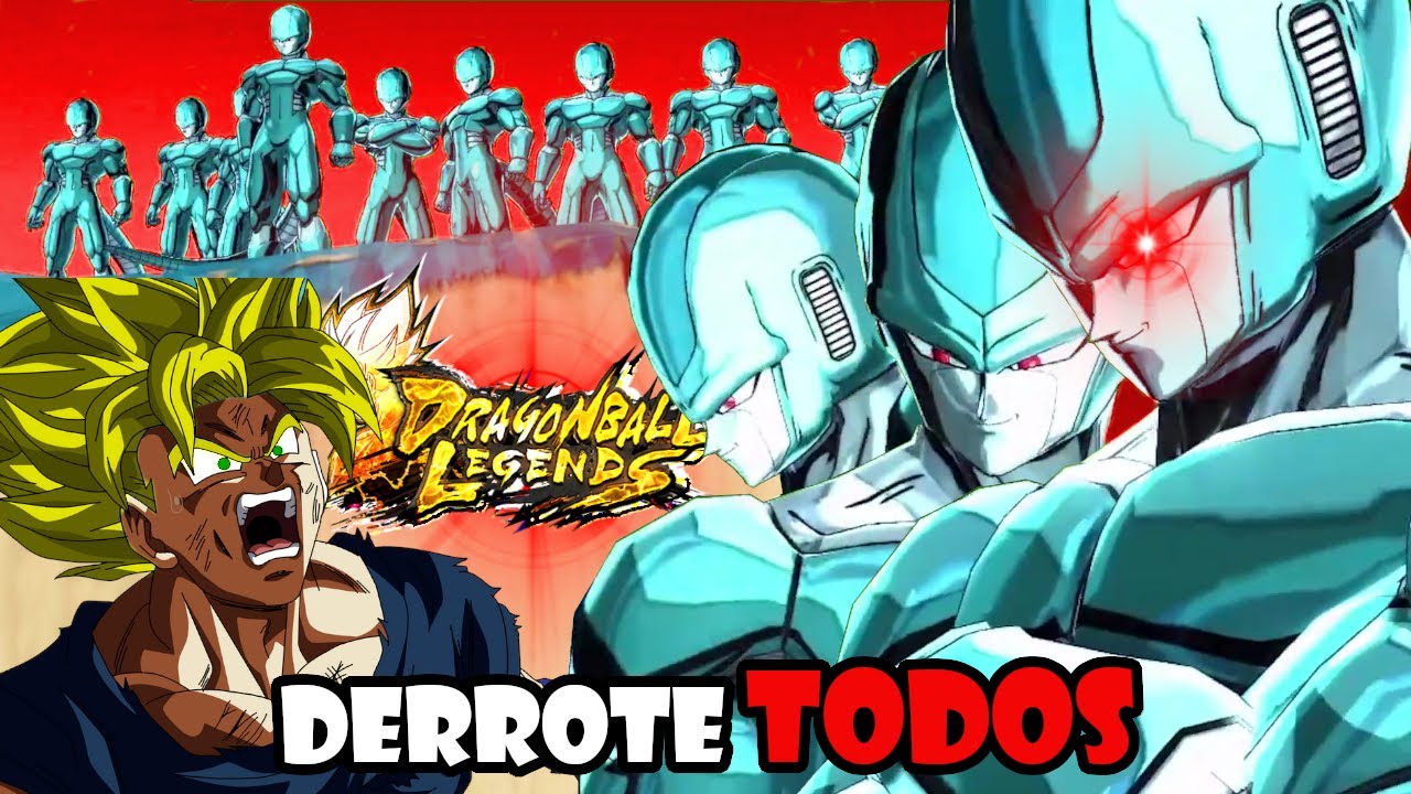 ENLOUQUECI no NOVO DESAFIO MAIS DIFÍCIL do DRAGON BALL LEGENDS (vença o exército de Metal Coolers)