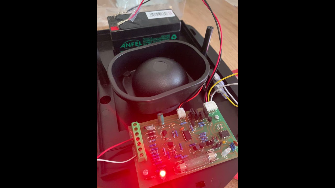 Video guida come si collega sirena via filo filare FUTURA1 a centrale antifurto