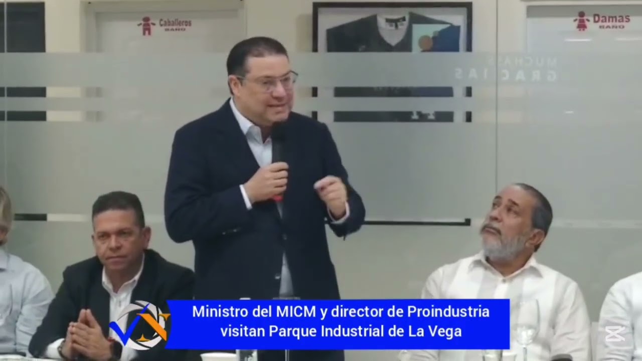 Ministro del MICM y director de Proindustria visitan Parque Industrial de La Vega