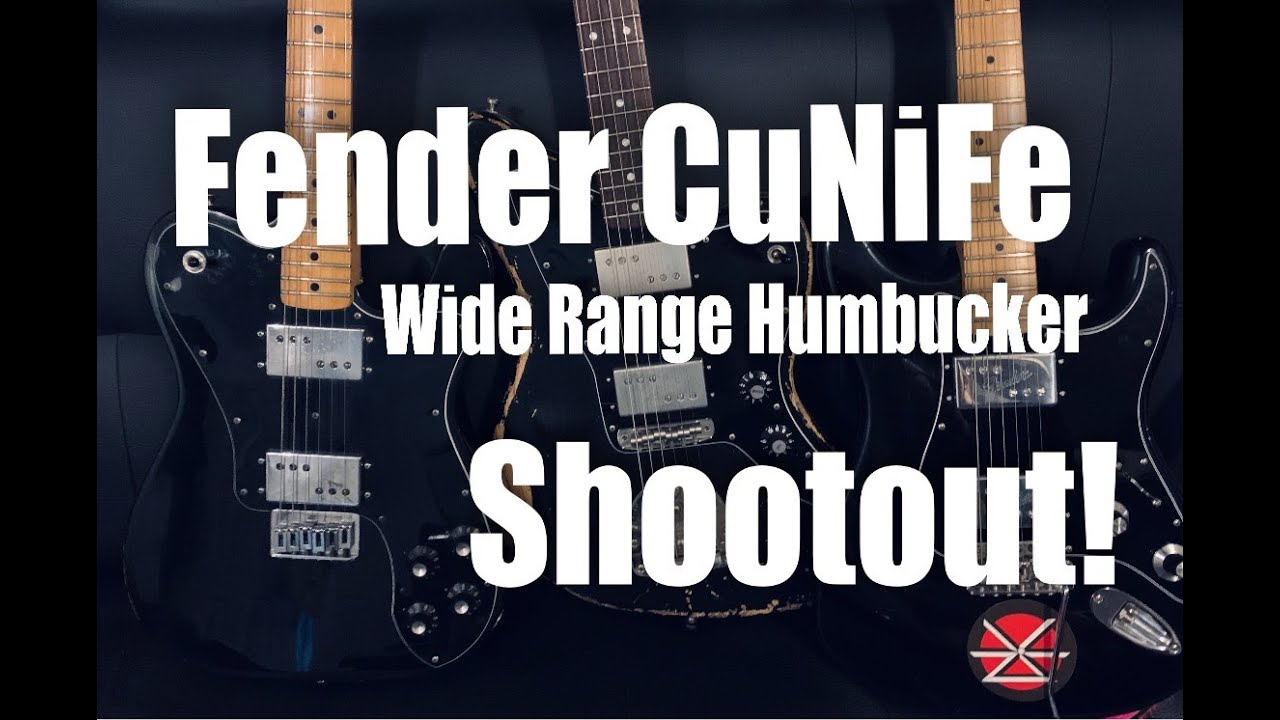 Fender CuNiFe Wide Range Humbucker Shootout!