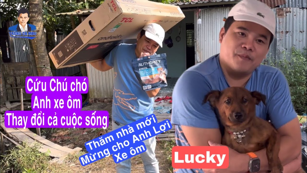 Cứu một chú chó Gia đình anh Lợi xe Ôm đã thay đổi cả cuộc sống I cứu vật vật trả ơn