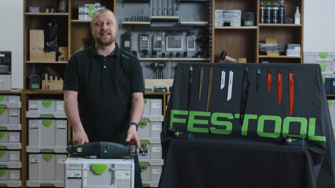 Festool cordless reciprocating saw RSC 18: Blade types
