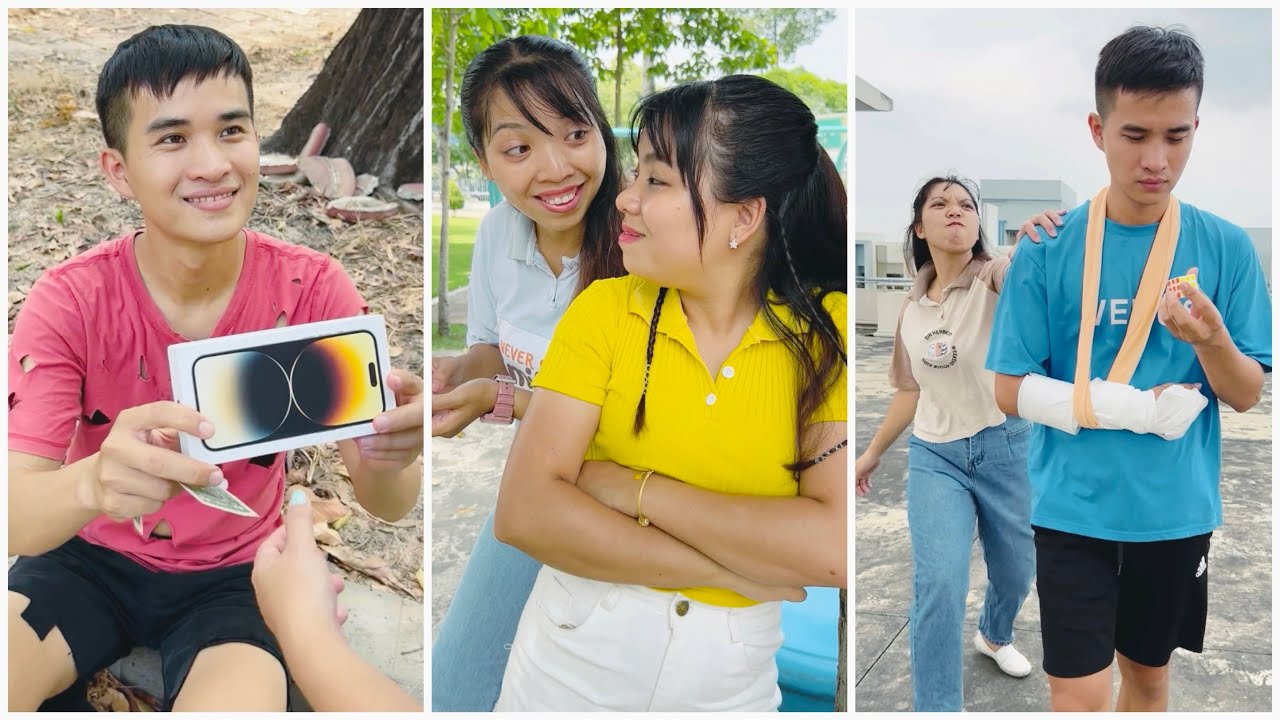 Poor boy and bad girl - Homeless and good girl 😢😱 Linh Nhi #shorts by LNS vs SH