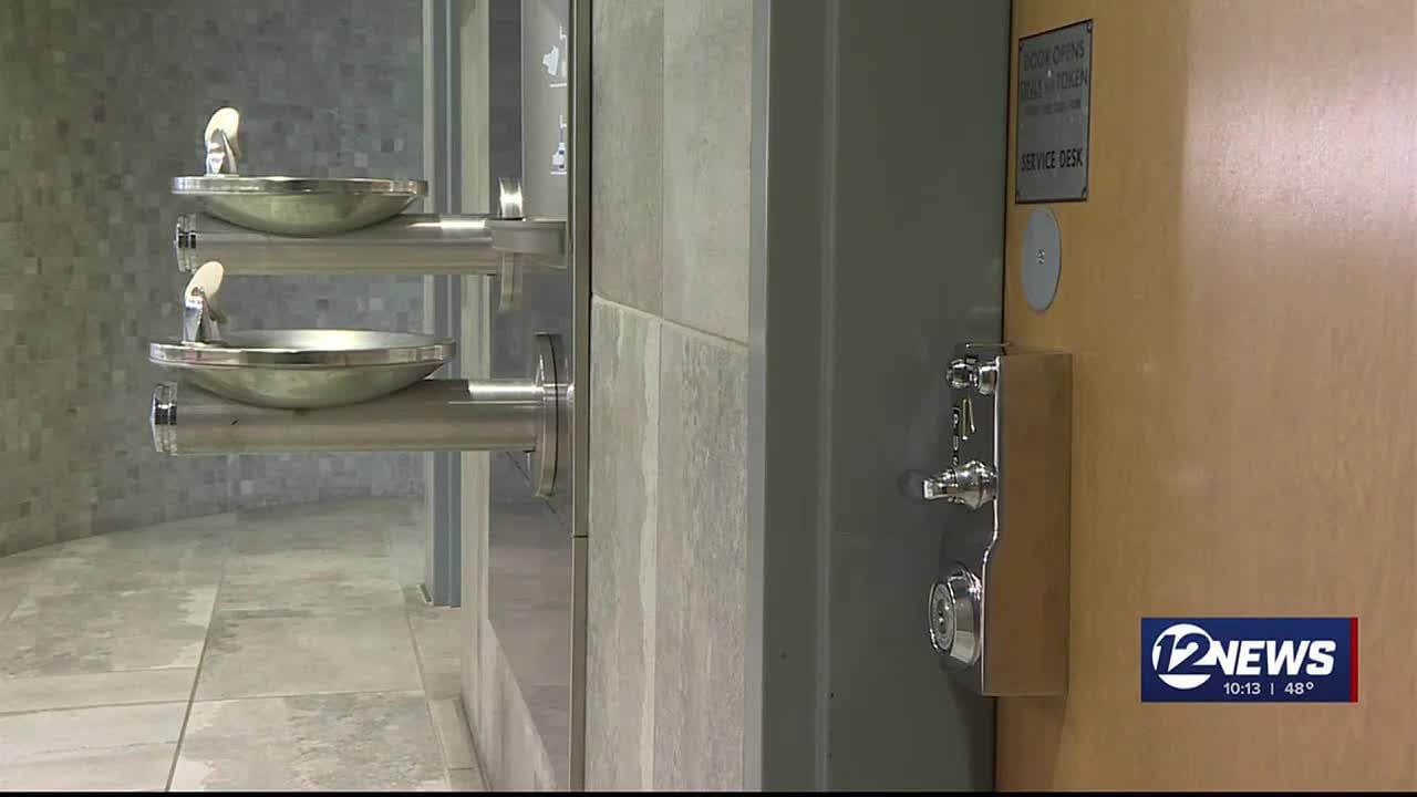 Downtown Wichita library installs coin machine locks on bathroom doors to prevent vandalism