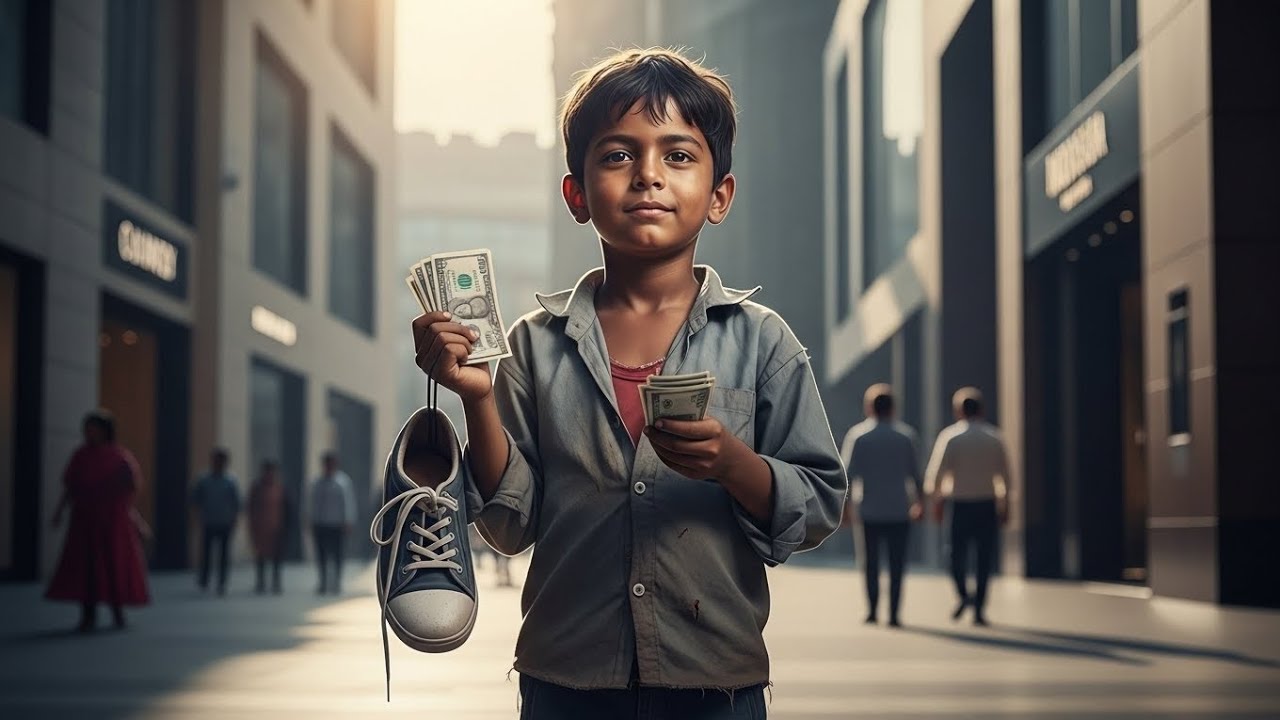 क्या हुआ जब एक जूता पॉलिश करने वाले 10 साल के लड़के ने खरीद लिया 22 करोड़ का मॉल ।। emotional story 