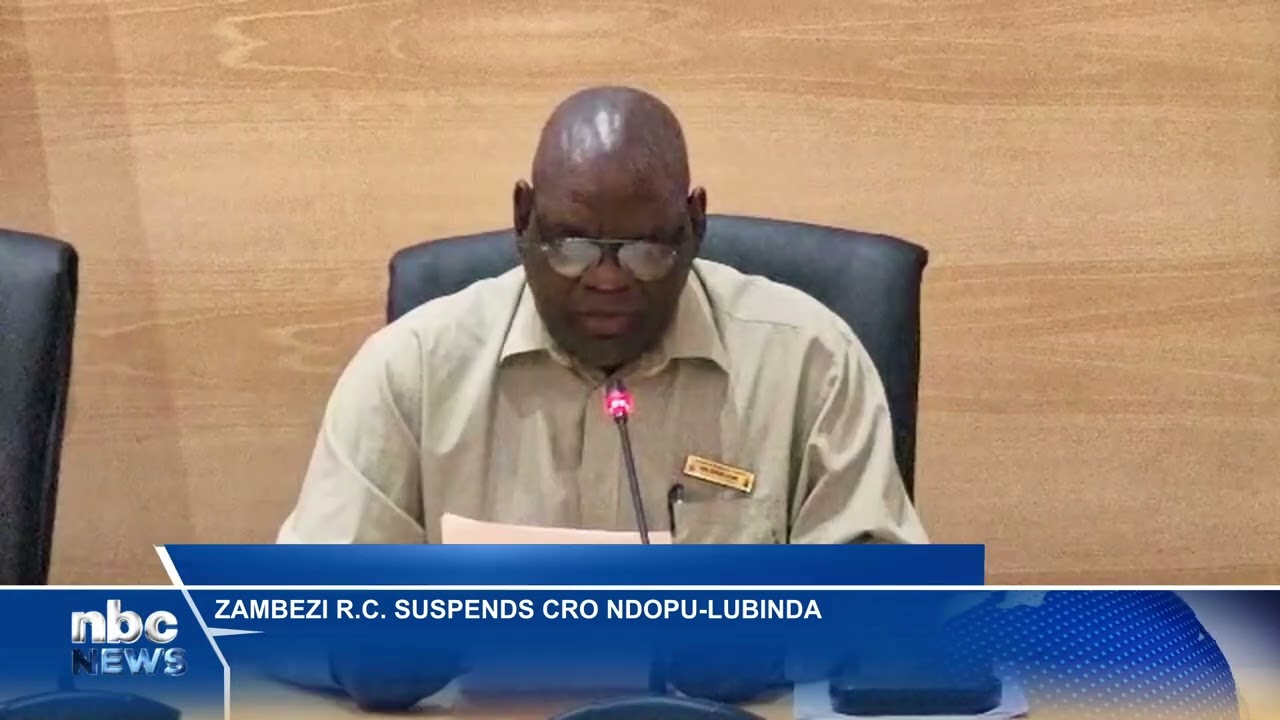 Zambezi Regional Council suspends CRO Regina Ndopu-Lubinda - nbc