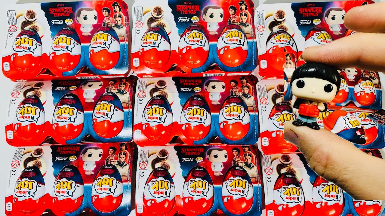 Kinder Joy STRANGER THINGS Unboxing Part 3. Новый Киндер Джой.Очень Странные Дела 25/26 Выпуск 3 