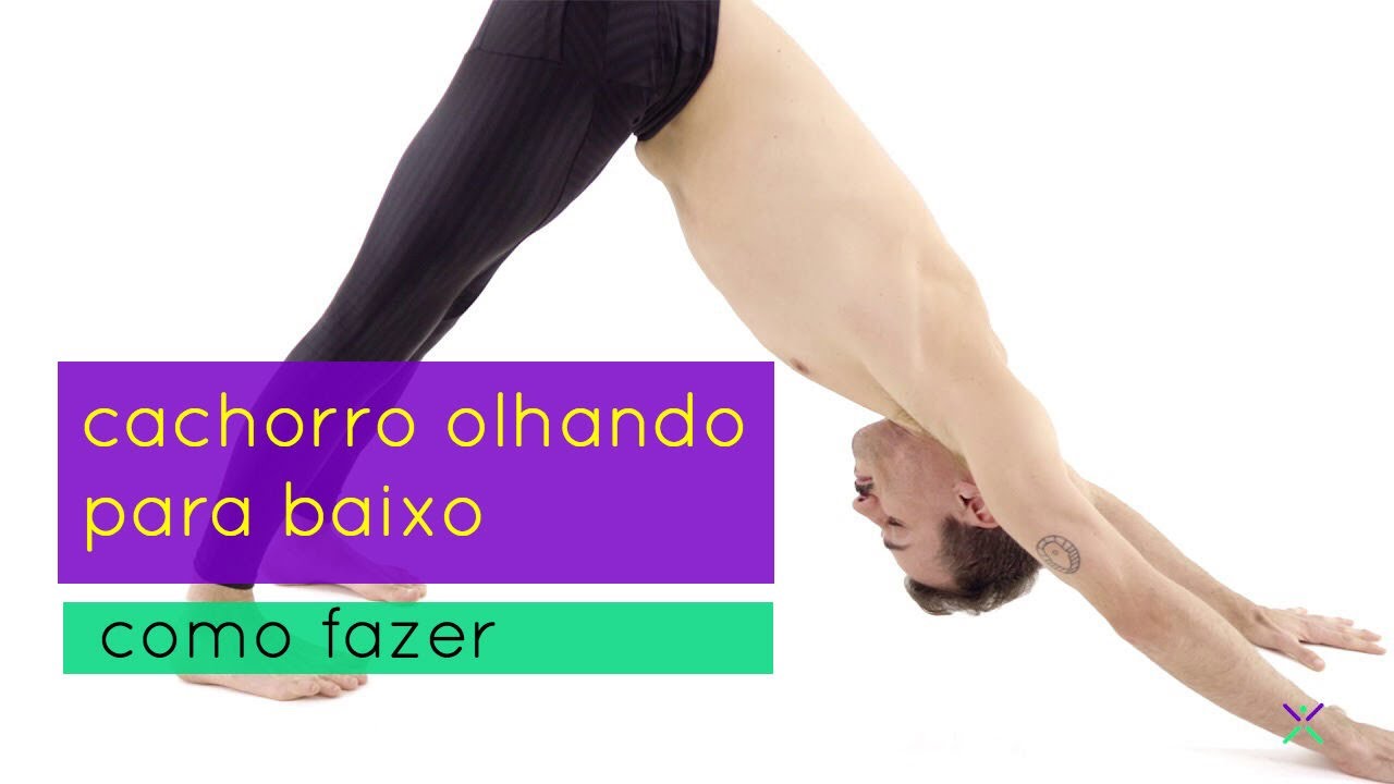COMO FAZER POSTURA CACHORRO OLHANDO PARA BAIXO / YOGA