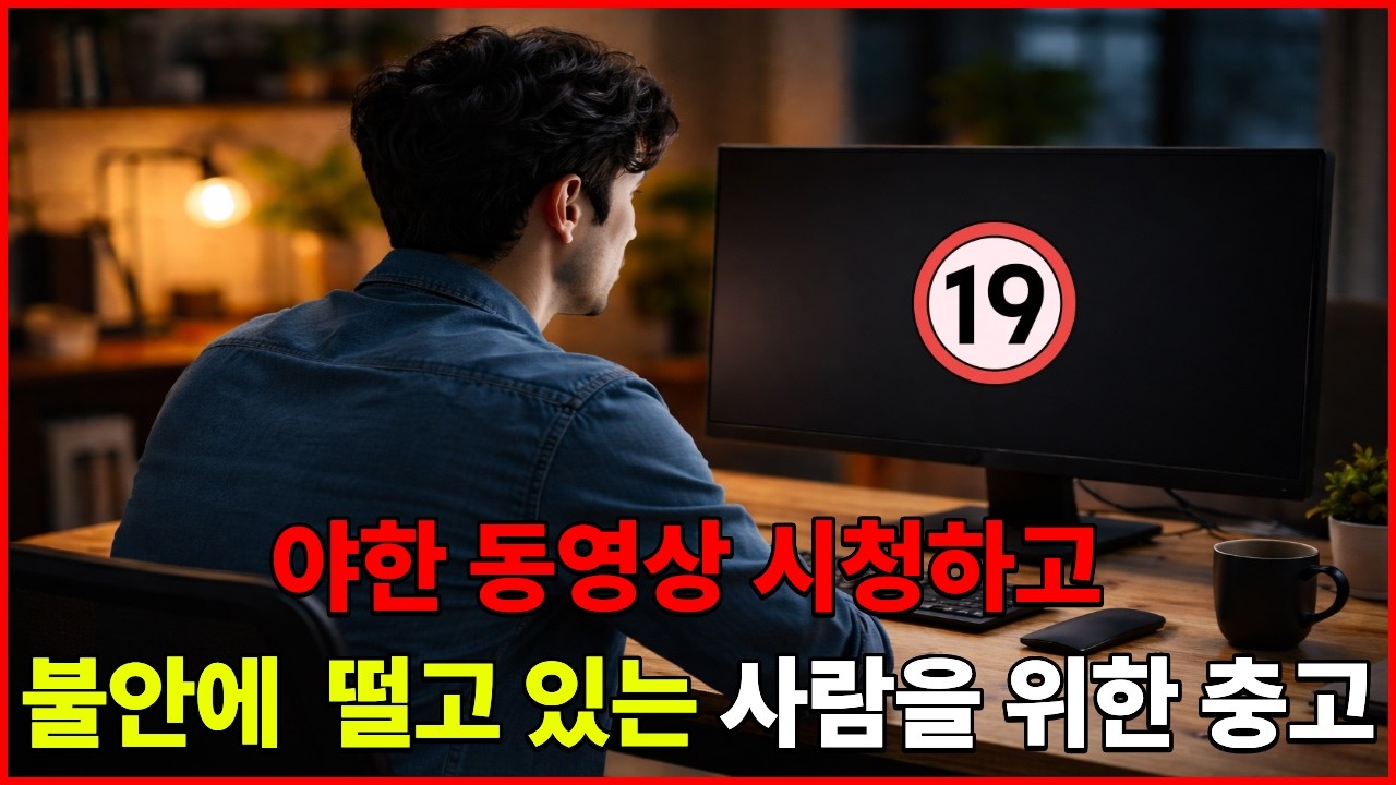 야한 동영상 시청하고 불안에 떨고 있는 사람을 위한 충고