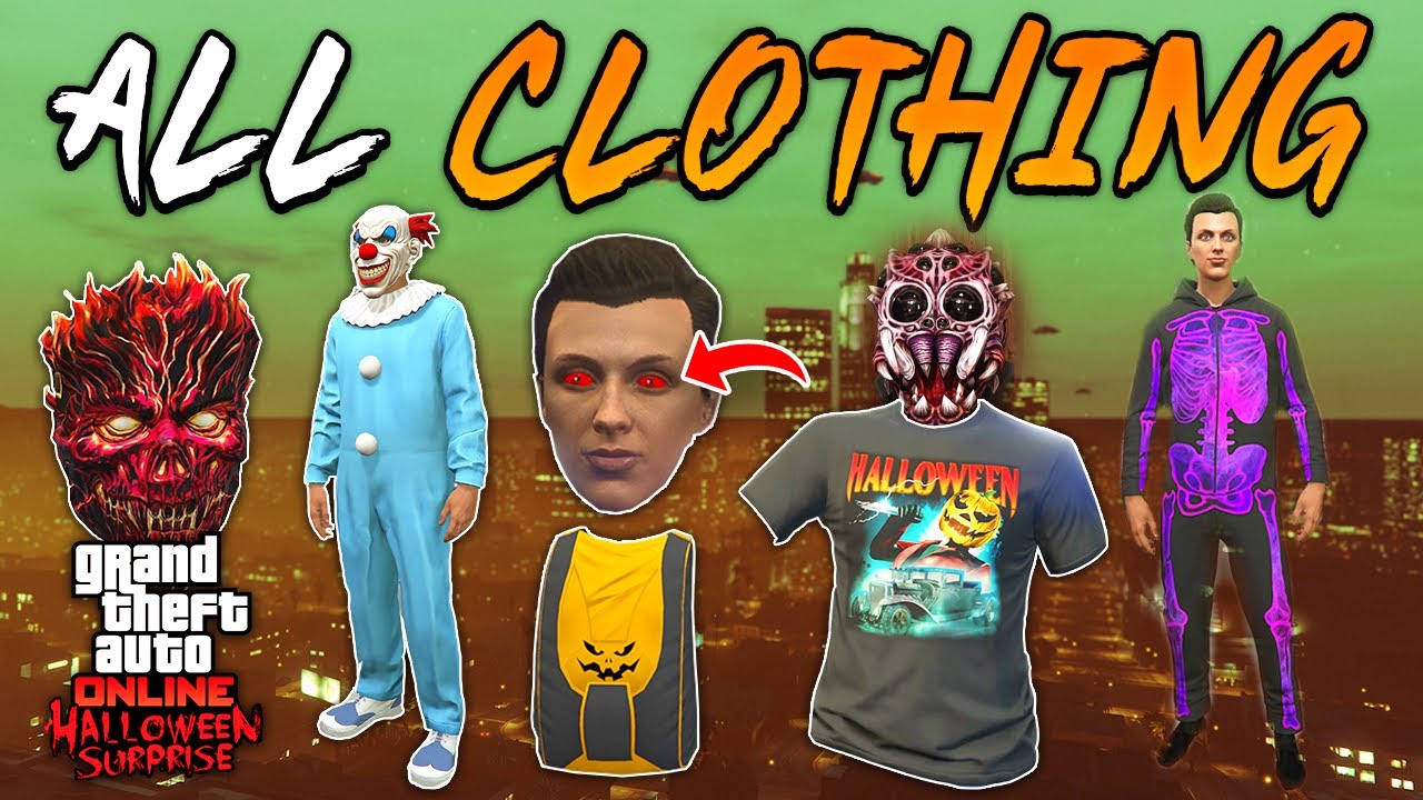 ALLE *ZEITLICH BEGRENZTEN* HALLOWEEN-KLEIDUNGEN IN GTA ONLINE! (Aktualisiert)
