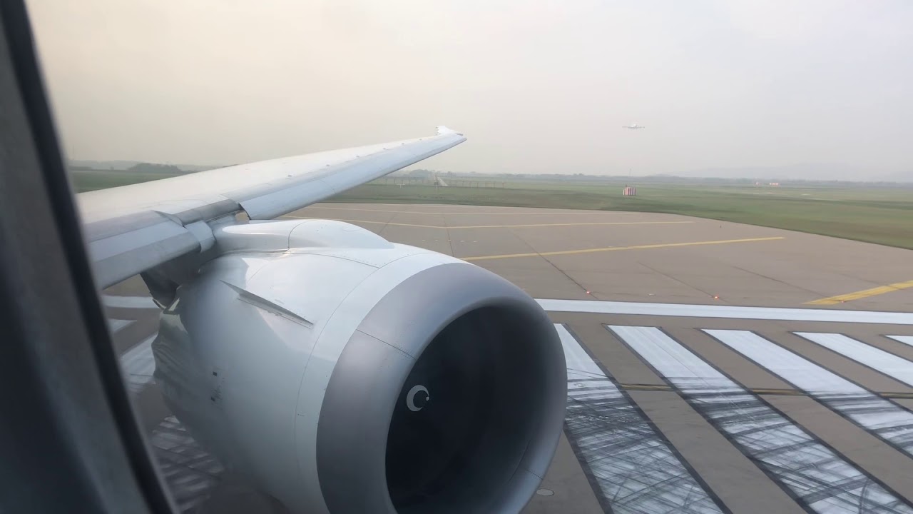 Seoul (ICN) to San Francisco (SFO) Takeoff - United 787-9