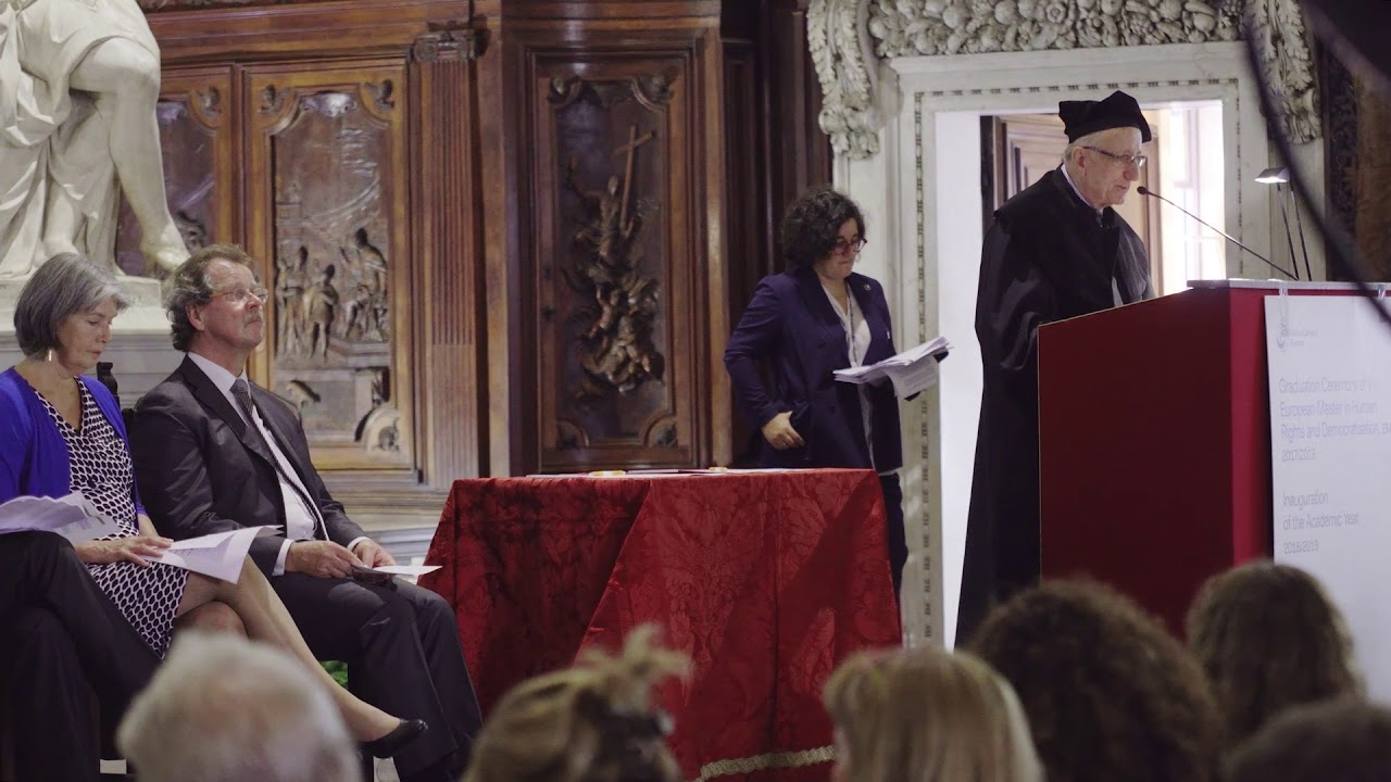 EMA Graduation Ceremony - Speech by Dzidek Kedzia, EIUC President