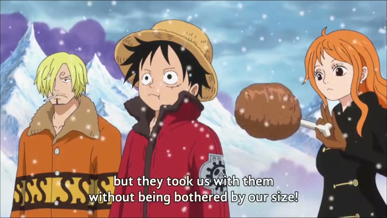 Nami feeds luffy (One Piece - Episode 623)