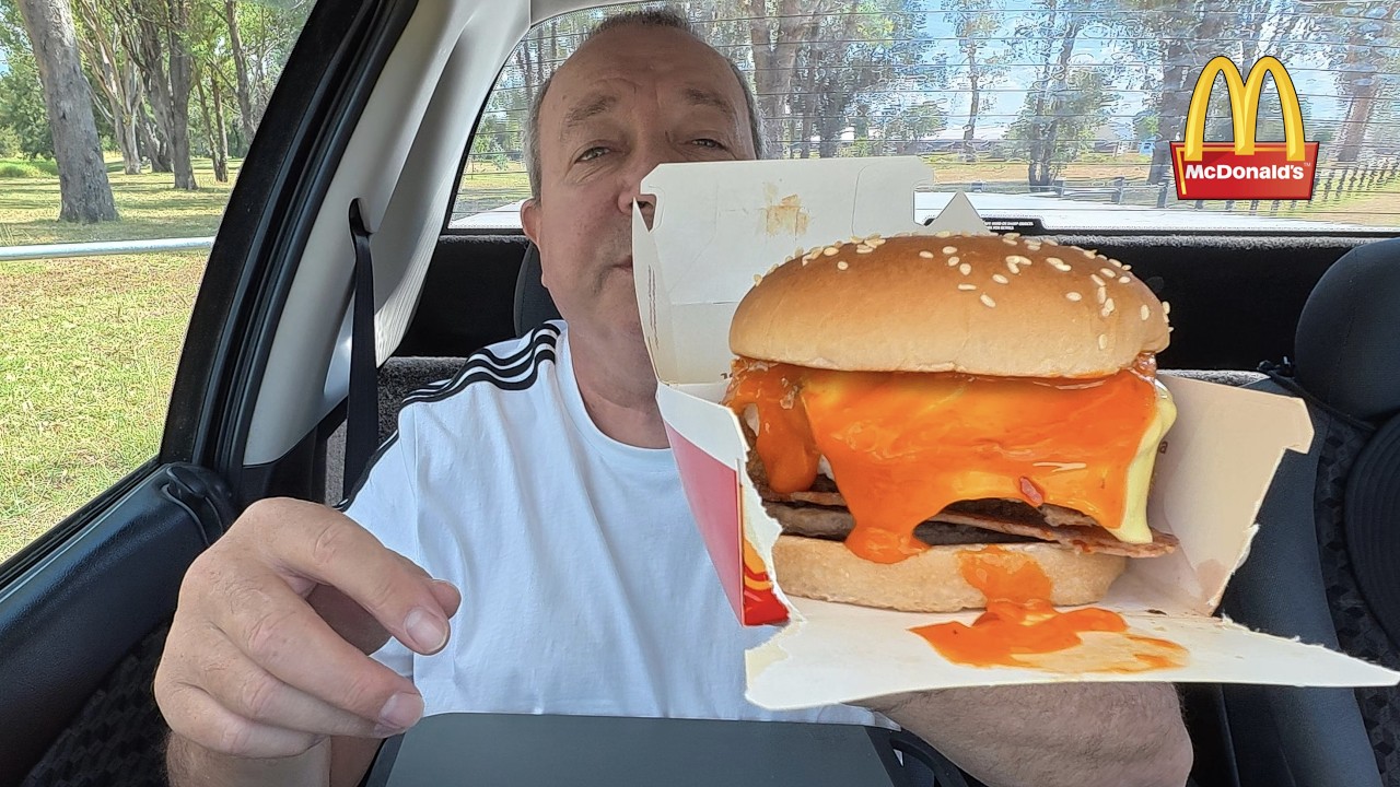Hot Honey Sriracha Big Brekkie Burger From McDonald’s 
