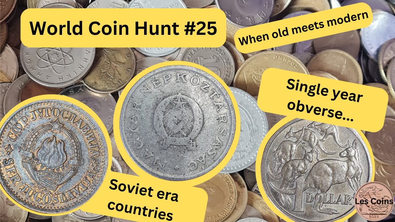 World Coin Hunt #25 - When old meets modern. Cold War era edition. #coins #history #hunt