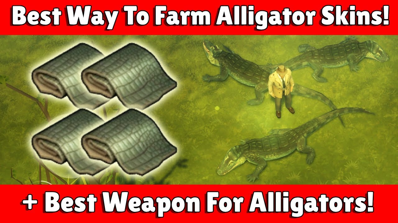 Best Way To Farm Alligator Skin For Hunting Grounds (Hunter's Instinct) In Last Day On Earth!