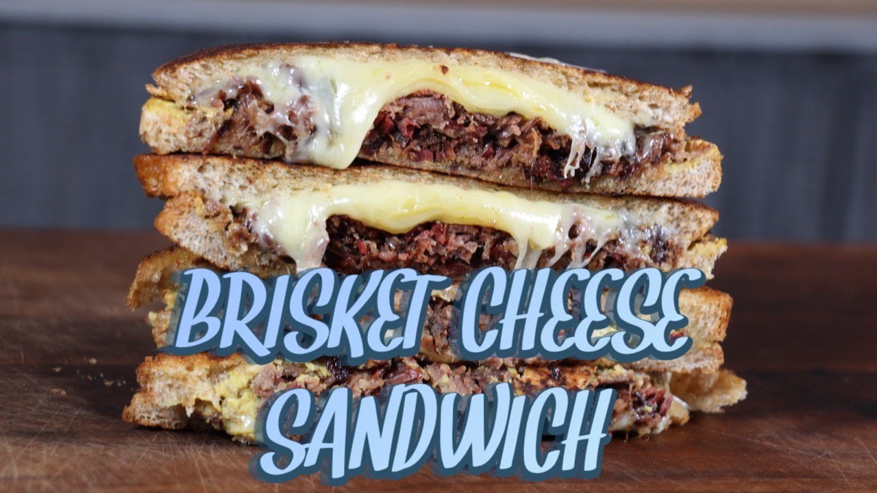 GRILLED CHEESE & BRISKET SANDWICH - english BBQ-Video - 0815BBQ