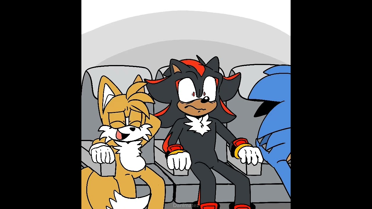 Shadow scared of height is canon 😔 #sonic #sonicthehedgehog #shadowthehedgehog #tailsmilesprower