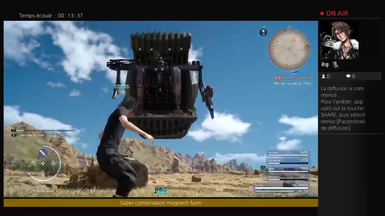 Super combinaison magitech FF 15