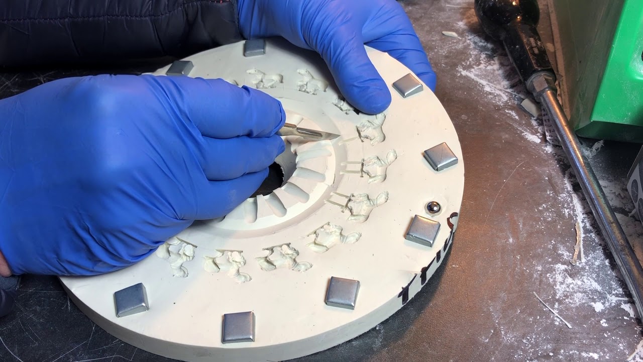 Making a spin casting mould, part 3: feeds and gates