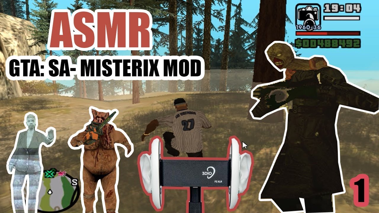 |GAMEPLAY ASMR| GTA:SAN ANDREAS- Misterix Mod - PARTE 1 #ASMR #ASMRGTASANANDREAS