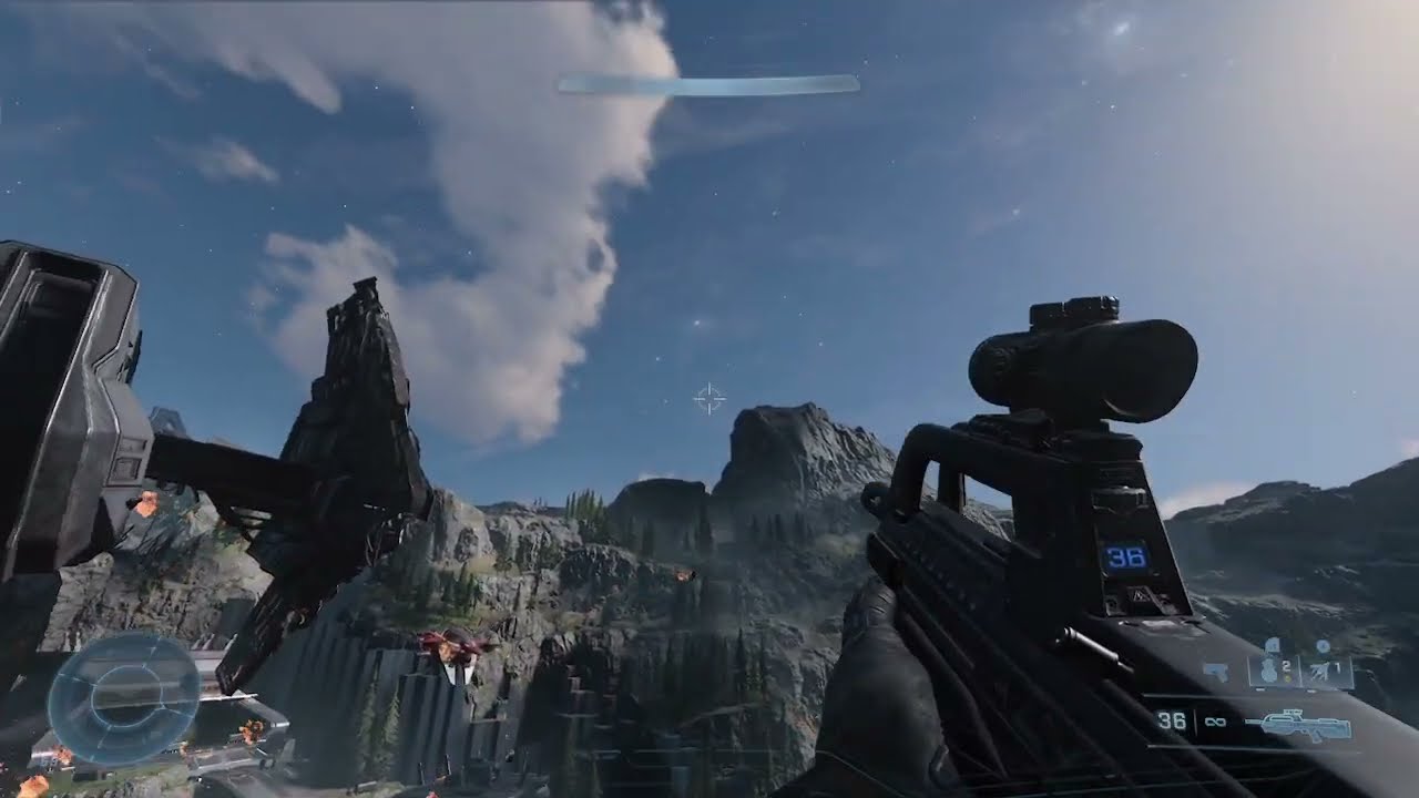 Halo Infinite - Secret Airstrike On Outpost Tremonius.  
